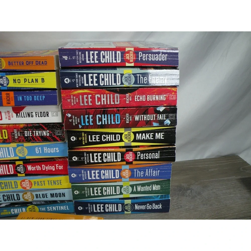 Lee Child Jack Reacher Book Lot Collection - 31 Novels - Mixed Formats